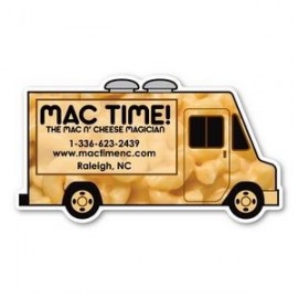 Food Truck Magnet - 3.5" x 2" - 30 mil - Outdoor Safe with Logo