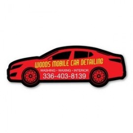 Logo Branded Car Magnet - 4.5" x 1.58" - 30 mil - Outdoor Safe