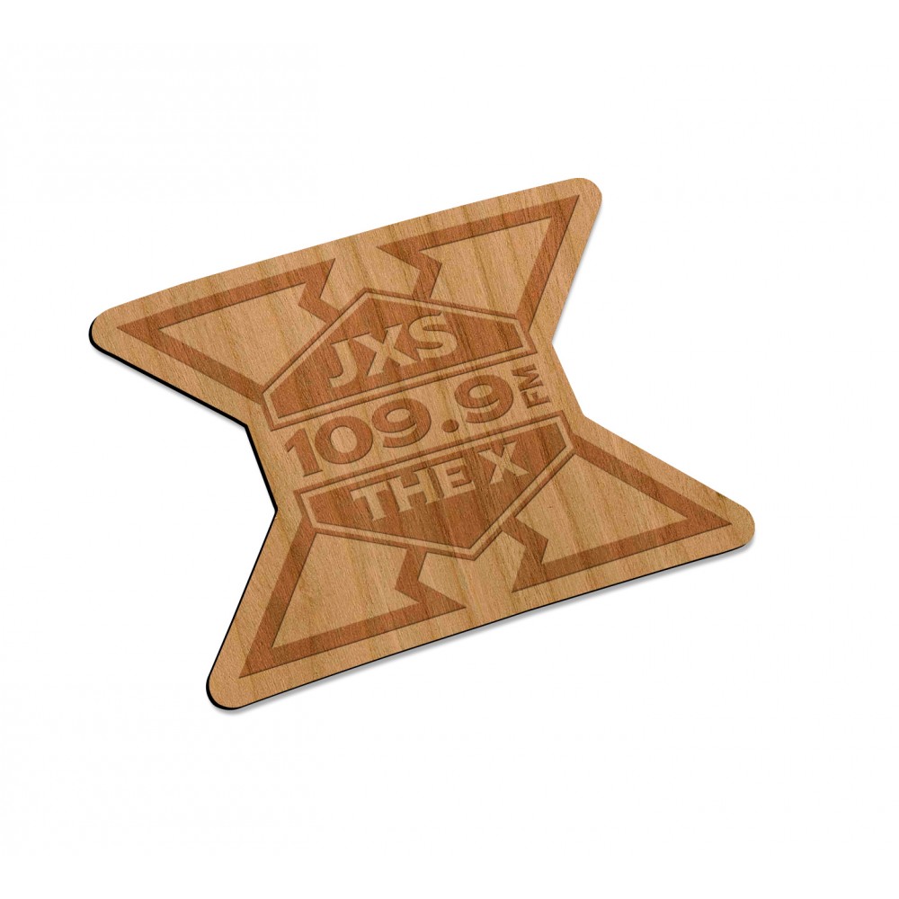 Flexible Wood Magnet - Laser Etched with Logo