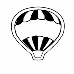 Air Balloon Magnet - Full Color with Logo