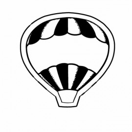 Air Balloon Magnet - Full Color with Logo  Air Balloon Magnet - Full Color with Logo