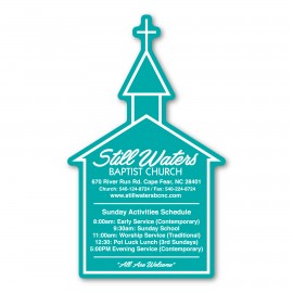 Church Magnet - 2.25" x 3.75" - 20 mil with Logo  Church Magnet - 2.25" x 3.75" - 20 mil with Logo