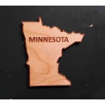 2" - Minnesota Hardwood Magnets with Logo