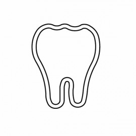 Magnet - Tooth - Full Color with Logo  Magnet - Tooth - Full Color with Logo