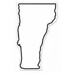Personalized Vermont State Shape Magnet - Full Color