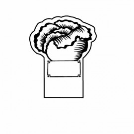 Personalized Magnet - Lettuce Head - Full Color  Personalized Magnet - Lettuce Head - Full Color