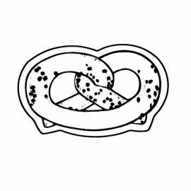 Magnet - Pretzel - Full Color with Logo  Magnet - Pretzel - Full Color with Logo