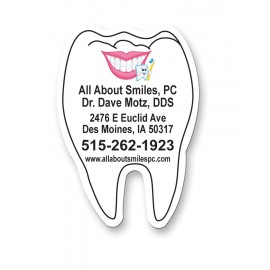 Promotional Tooth Magnet - Full Color  Promotional Tooth Magnet - Full Color