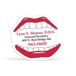 Custom Imprinted Mouth 0.02" Thick Vinyl Die Cut Small Stock Magnet