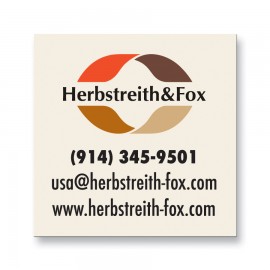4" Square Magnet - Full Color with Logo