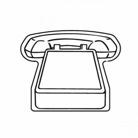 Personalized Large Rotary Telephone Magnet - Full Color  Personalized Large Rotary Telephone Magnet - Full Color