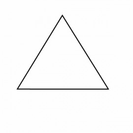 Custom Magnet - Triangle - Full Color  Custom Magnet - Triangle - Full Color