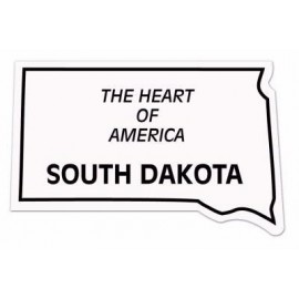 South Dakota State Shape Magnet - Full Color with Logo  South Dakota State Shape Magnet - Full Color with Logo