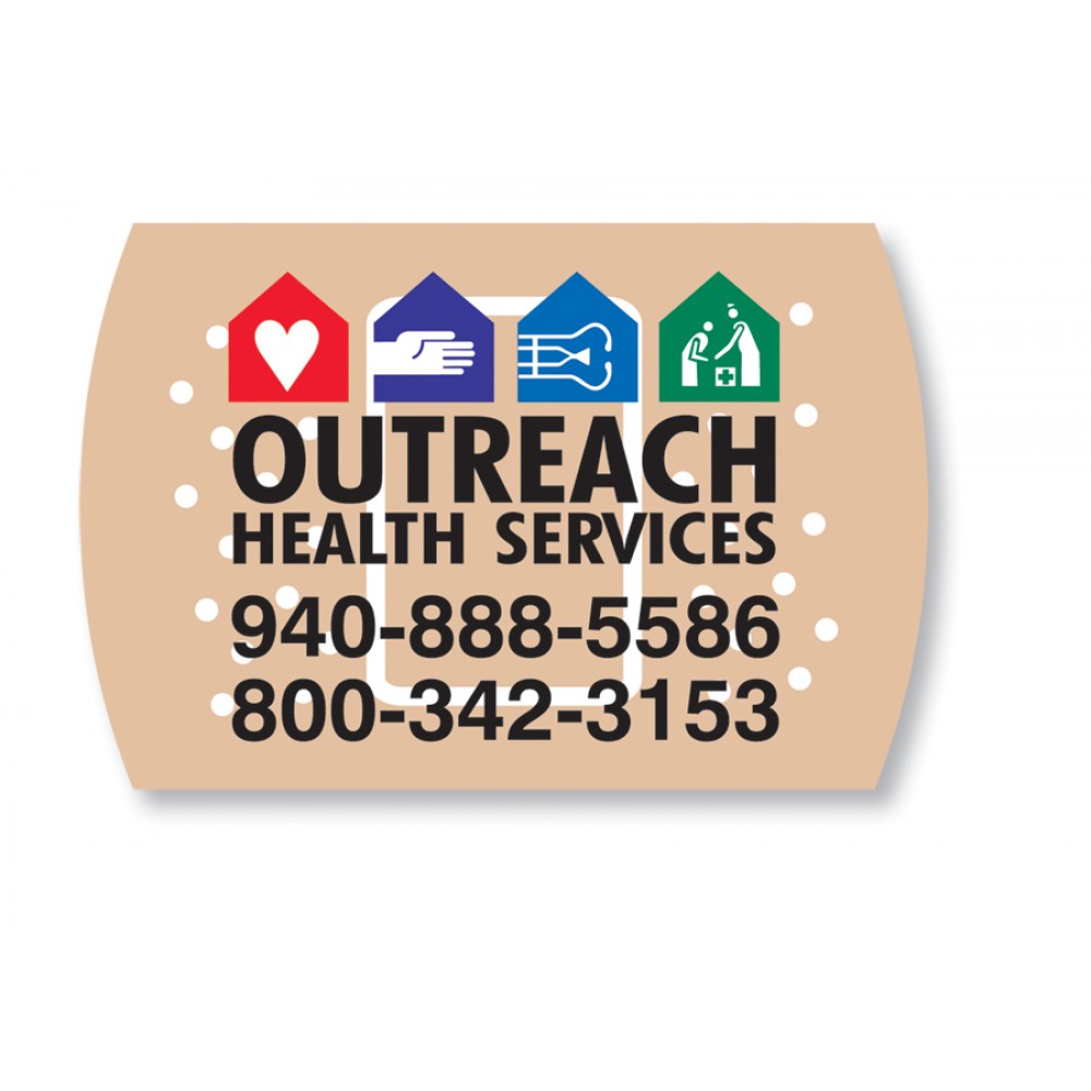 Bandaid Magnet - Full Color with Logo