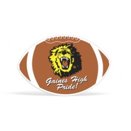 Sports Magnet | Football | 4 1/2" x 6 3/4" | .030" Thickness with Logo