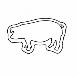 Pig Magnet - Full Color with Logo  Pig Magnet - Full Color with Logo