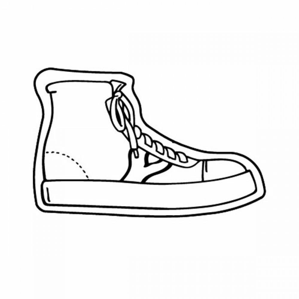 High Top Shoe Magnet - Full Color with Logo
