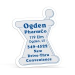 Custom Printed Mortar & Pestle 0.03" Thick Vinyl Die Cut Medium Stock Magnet