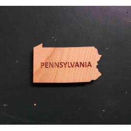 Customized 2" - Pennsylvania Hardwood Magnets  Customized 2" - Pennsylvania Hardwood Magnets