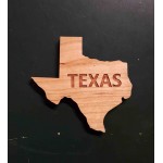 2" - Texas Hardwood Magnets with Logo