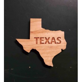 2" - Texas Hardwood Magnets with Logo