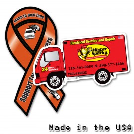 Logo Branded Custom Magnet - 24 - 28 Square Inch - 20 mil  Logo Branded Custom Magnet - 24 - 28 Square Inch - 20 mil