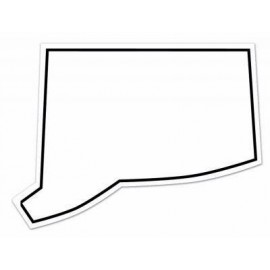 Promotional Connecticut State Shape Magnet - Full Color  Promotional Connecticut State Shape Magnet - Full Color