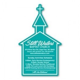 Church Magnet - 2.25" x 3.75" - 30 mil - Outdoor Safe with Logo