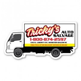 Custom Box Truck Magnet - 4" x 2.1" - 30 mil - Outdoor Safe