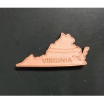 2" - Virginia Hardwood Magnets with Logo