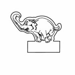 Logo Branded Magnet - Elephant on Box - Full Color