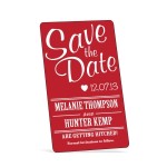 Promotional Save The Date Magnet | Rectangle | 2" x 3 1/2"