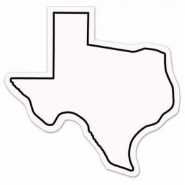 Custom Texas State Shape Magnet - Full Color  Custom Texas State Shape Magnet - Full Color