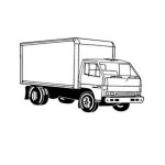 Custom Magnet - Box Delivery Truck - Full Color