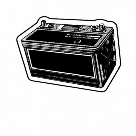 Logo Branded Magnet - Battery - Full Color