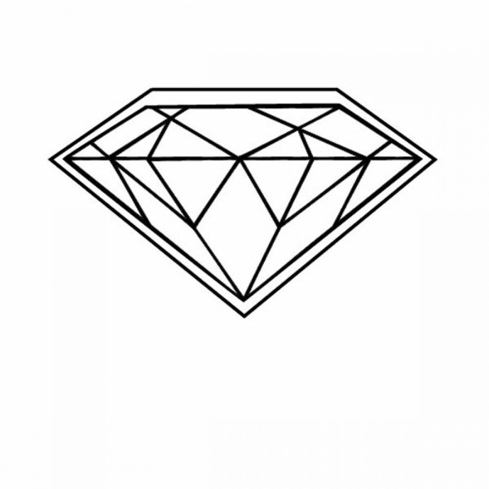 Logo Branded Magnet - Diamond - Full Color