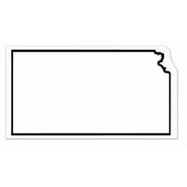 Kansas State Shape Magnet - Full Color with Logo  Kansas State Shape Magnet - Full Color with Logo