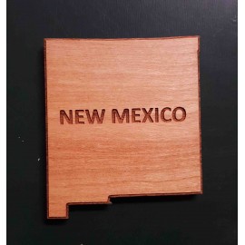 2" - New Mexico Hardwood Magnets with Logo