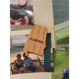 2" - Alabama Hardwood Magnets with Logo  2" - Alabama Hardwood Magnets with Logo