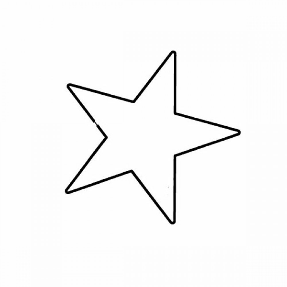 Logo Branded Magnet - Star Outline - Full Color
