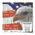 Custom Imprinted Land Of The Free Message Magnets