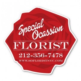 Personalized Rose Magnet - 3.75" x 3.5" - 30 mil - Outdoor Safe  Personalized Rose Magnet - 3.75" x 3.5" - 30 mil - Outdoor Safe