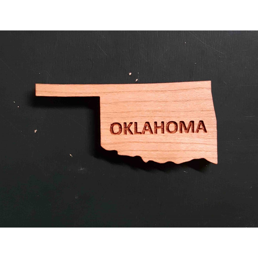 Customized 2" - Oklahoma Hardwood Magnets