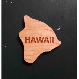 2" - Hawaii Hardwood Magnets with Logo