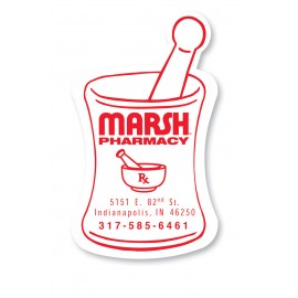 Logo Branded Mortar & Pestle Magnet - Full Color