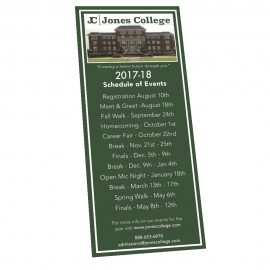 Customized Schedule Magnet | Rectangle | 3 1/2" x 8"  Customized Schedule Magnet | Rectangle | 3 1/2" x 8"