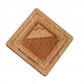 Flexible Wood Magnet - Laser Etched with Logo