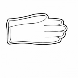 Glove Magnet - Full Color with Logo  Glove Magnet - Full Color with Logo