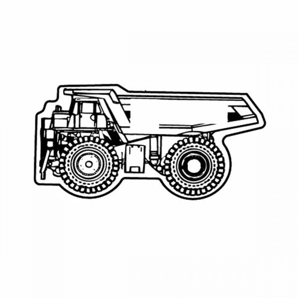 Magnet - Miner Dump Truck - Full Color with Logo