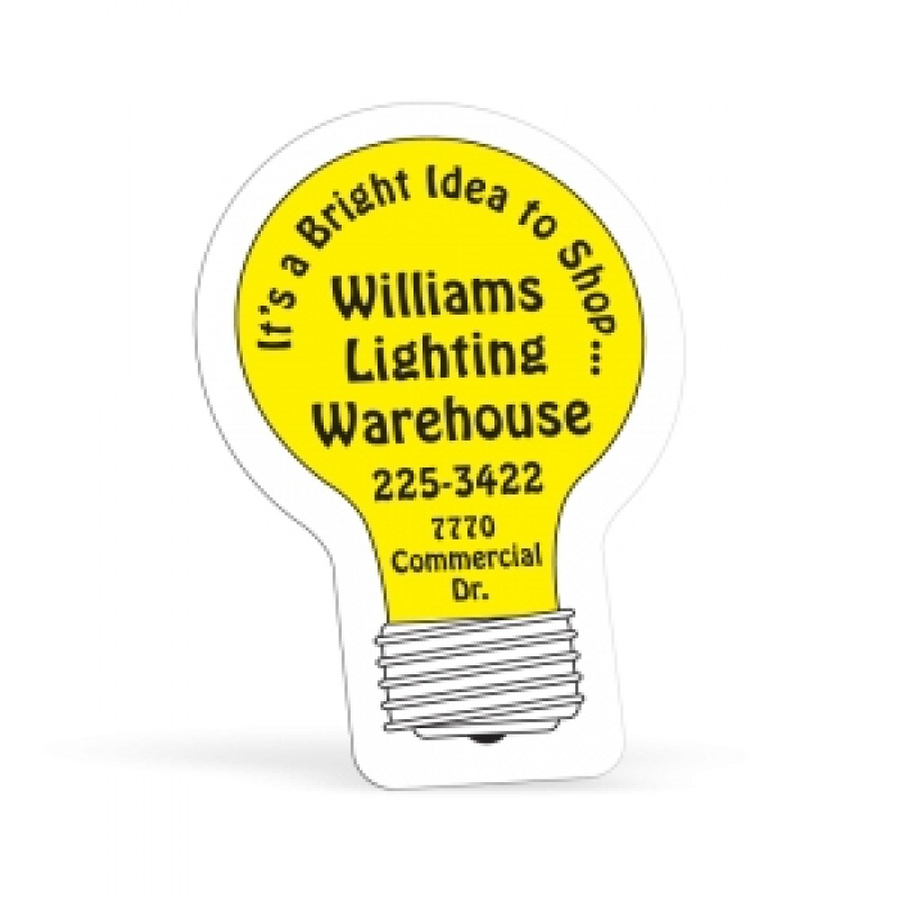Promotional Light Bulb 0.03" Thick Vinyl Die Cut Small Stock Magnet Promotional Light Bulb 0.03" Thick Vinyl Die Cut Small Stock Magnet